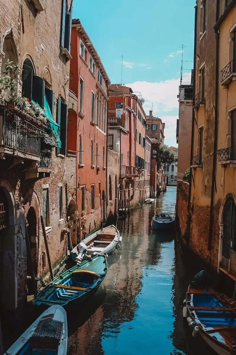 Venice canal, an example travel book photograph